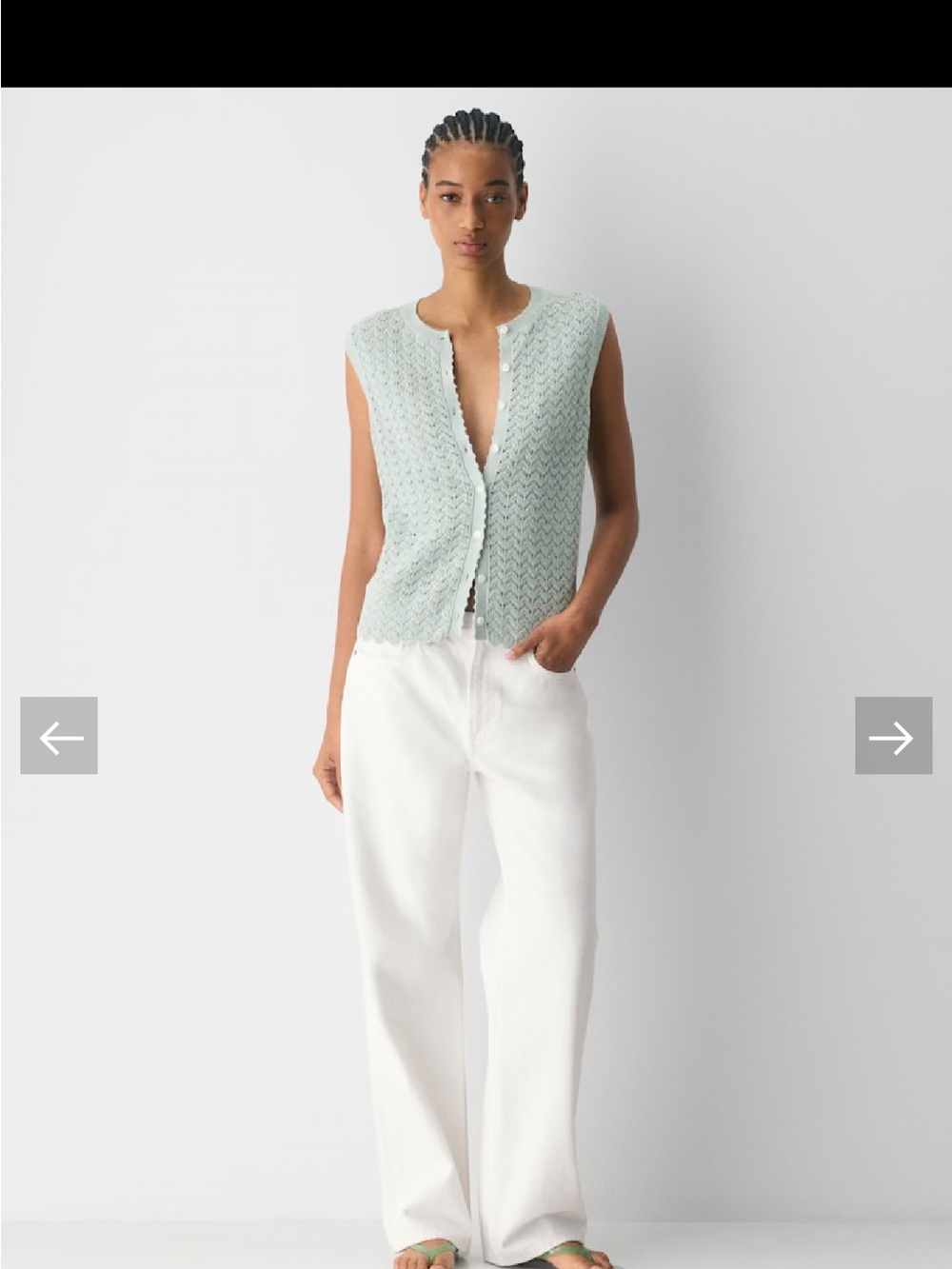 Aritzia Cotton Charm Wentworth Sweater Vest
